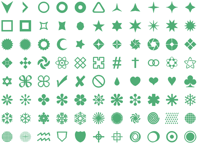 infographic decoration icons