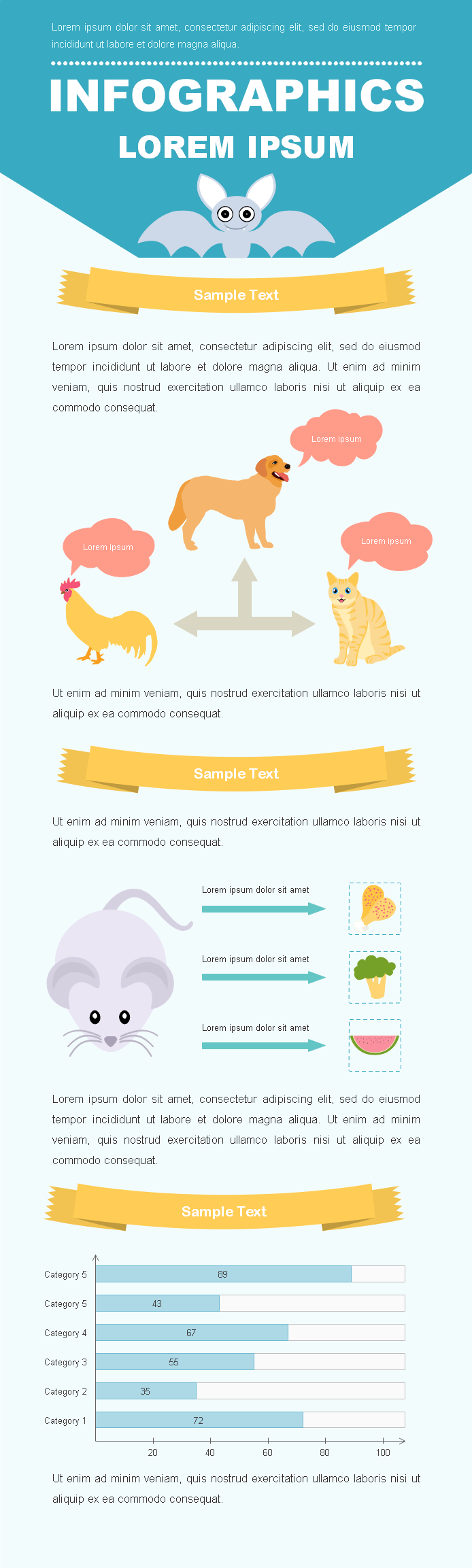 Tier-Infografiken