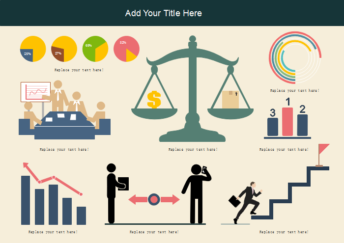 Business Infografik Anwendung