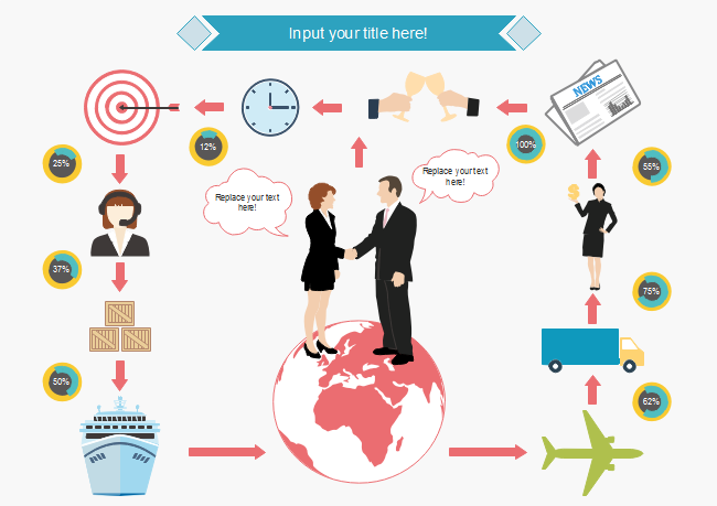 Geschäftsprozess-Infografiken