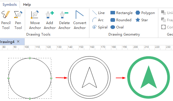 draw architecture symbols