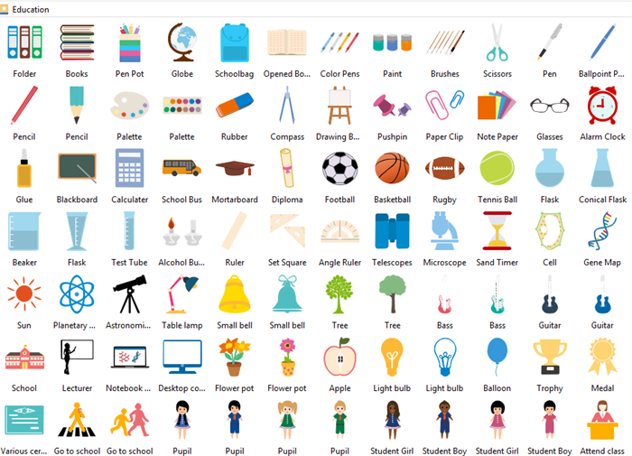 education infographic elements