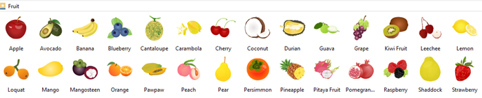 elementos infográficos de alimentos 2