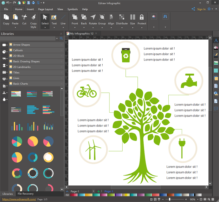 infographic maker canva