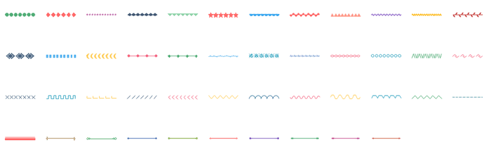 infografische Linien-Vektor-Elemente