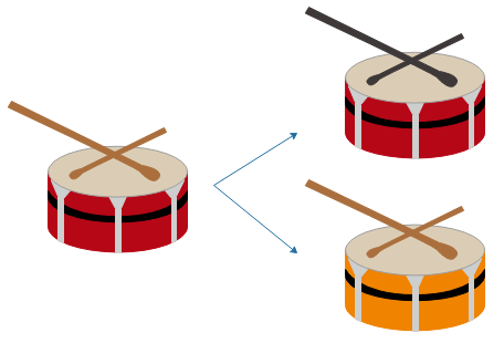 Edit music infographics element