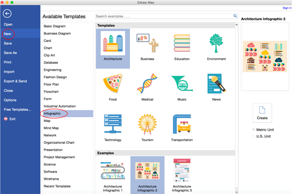 Software zum Zeichnen von Infografiken