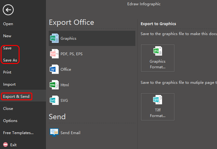 Save or Export Infographics