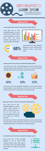 Modèle d'infographie scientifique vierge 2