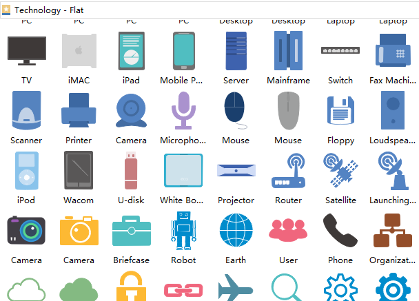 technology infographic elements
