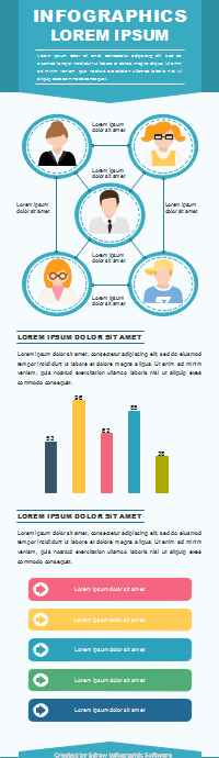 Soziale Netzwerke Infografik-Vorlage
