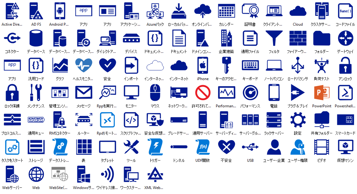 ベクターのazure アイコンセット Edrawnneiのblog