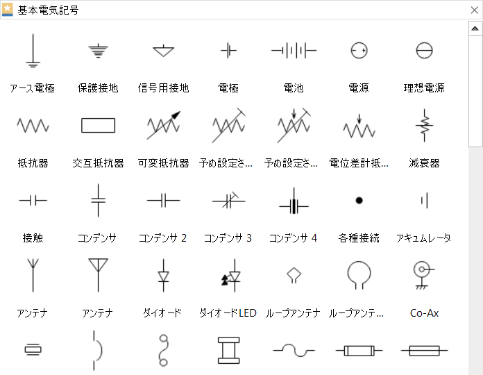 基本電気記号とその使い方