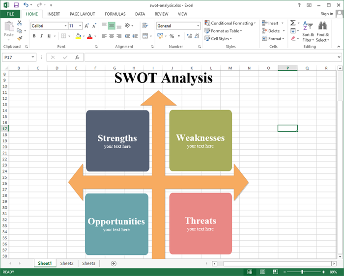 SWOT分析 エクセル