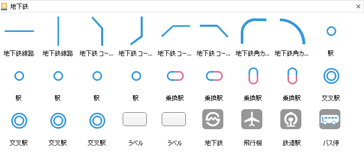 地下鉄路線図記号とその使い方