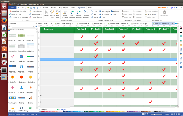 Comparison Chart Software for Linux