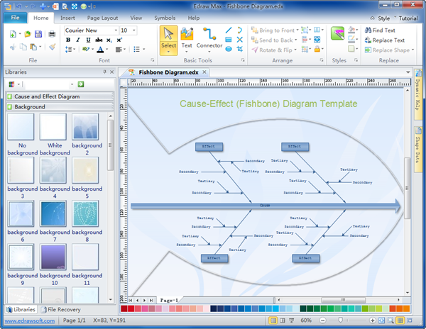 Fishbone Chart Generator