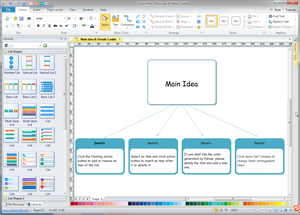 Main Idea and Details Chart | Graphic Organizers Solutions