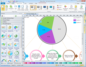 Programa para gráficos circulares