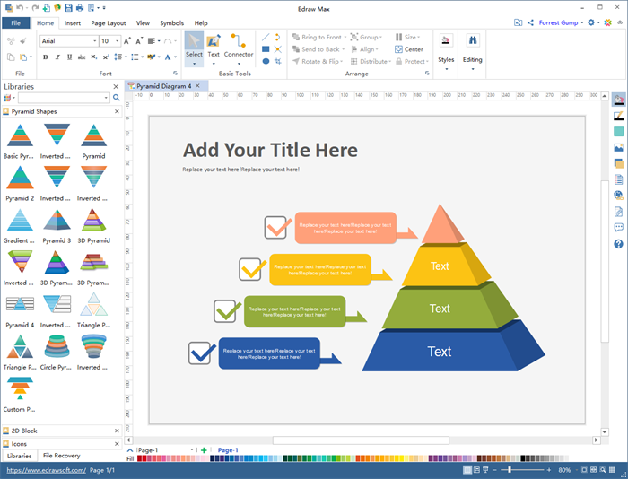 Make A Pyramid Chart Online