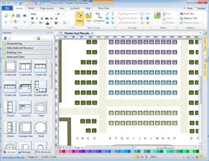 Fashion Show Seating Chart Template