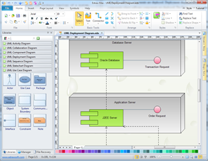 UML-Verteilungsdiagramm-Software