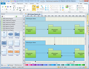UML-Paketdiagramm-Software