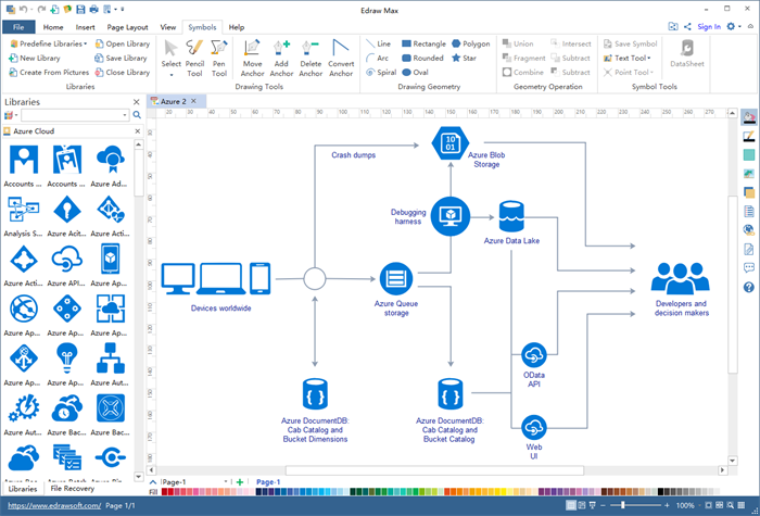 Software de Diagramas de Azure