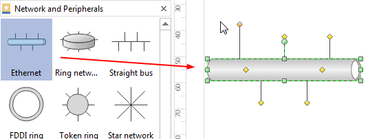 Add Network Diagram Symbols