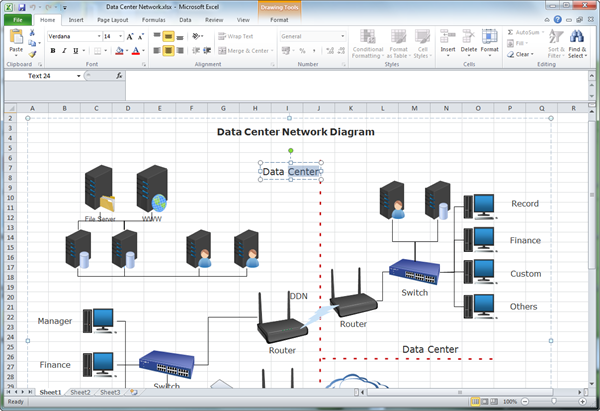 Créer un diagramme de réseau pour Excel