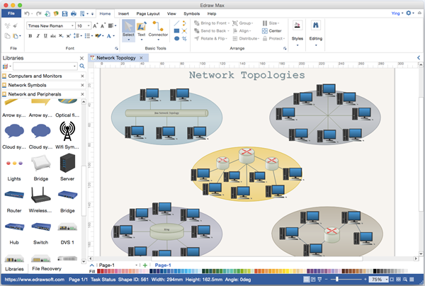 Diagramme de Réseau alternative à Visio