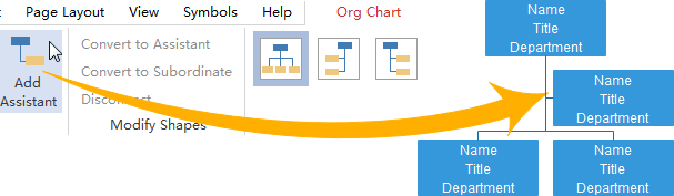 Format Organizational Chart Shapes
