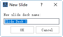 Name a new slide deck