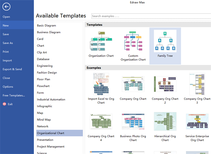 Family Tree Org Chart