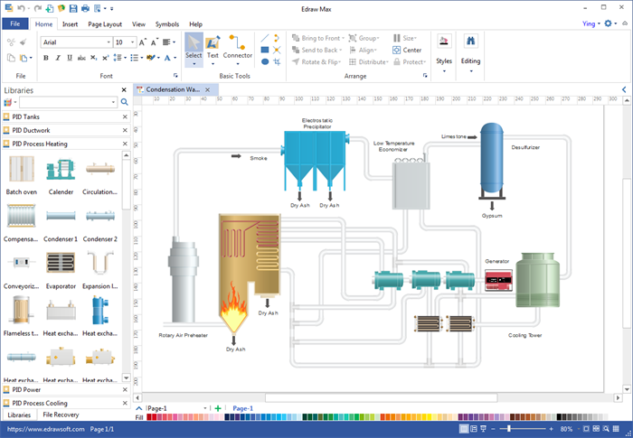 P&ID interfaz de windows