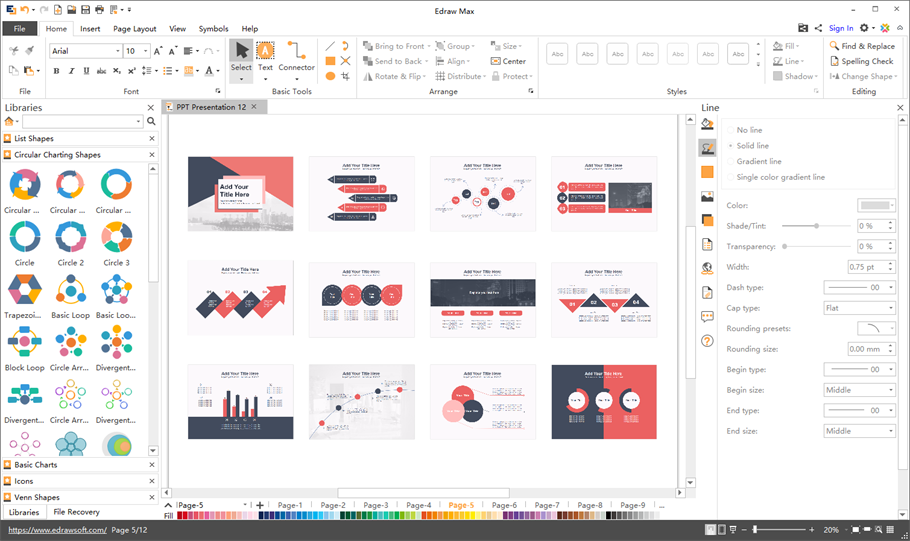 PowerPoint Templates uml package diagram 