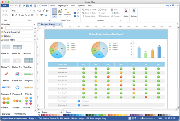 Project Chart Diagram Visio Alternative