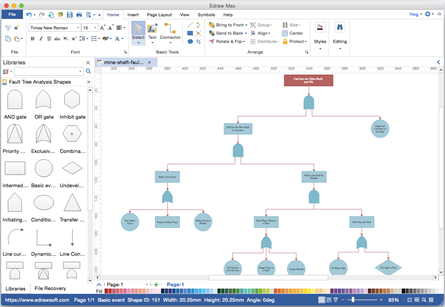 Программа для создания схемы дерева неисправностей на Mac Windows и Linux