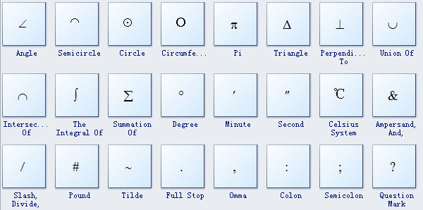 Mathematics Diagram Symbols 2