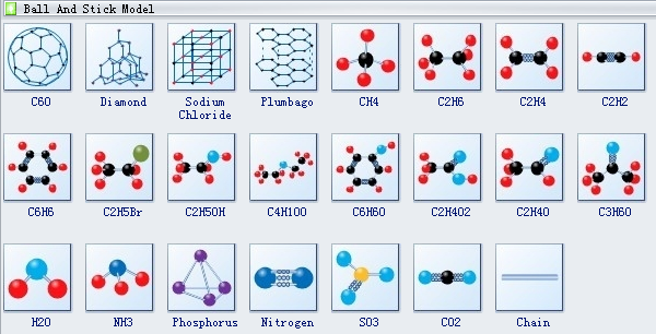 Molecular Model Diagram Symbols 3