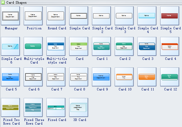 Org Chart Symbols