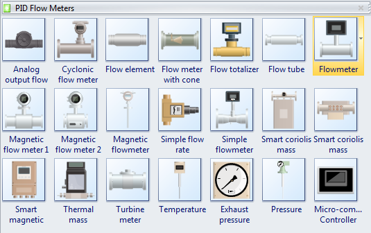 Water Flow Meter Symbol 84