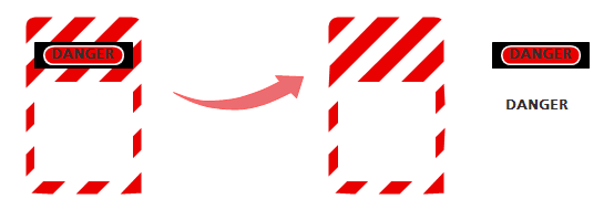 Safety Symbol Separate Shape