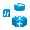 Symboles d'Icônes d'entreprise Cisco