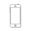 Wireframe del iPhone