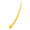 flecha larga curva