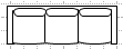 Symboles plan architecte canapé