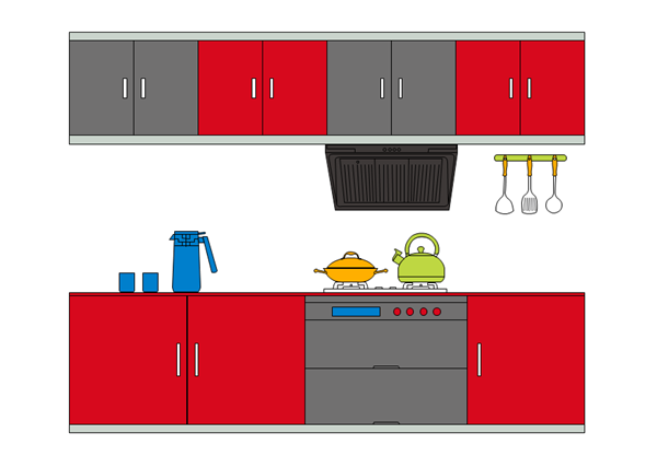 Free Printable Kitchen Layout Templates Download