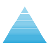 グラデーションピラミッド