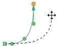 adjust curve connnector direction